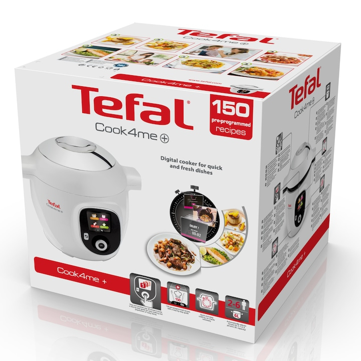 Интелигентен мултикукър с готвене под налягане Tefal Cook4Me CY851130, бял [8]