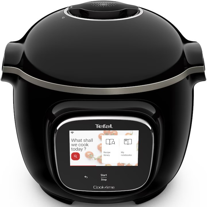 Интелигентен мултикукър с готвене под налягане Tefal Cook4Me Touch CY912831, черен [3]