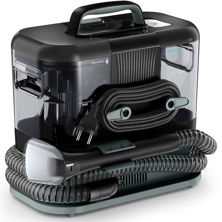 Прахосмукачка за почистване на петна Rowenta Clean IT IN5021F0, черна/зелена [2]
