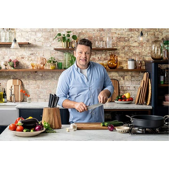 Комплект ножове Tefal Jamie Oliver, 7 части, черен/кафяв [6]