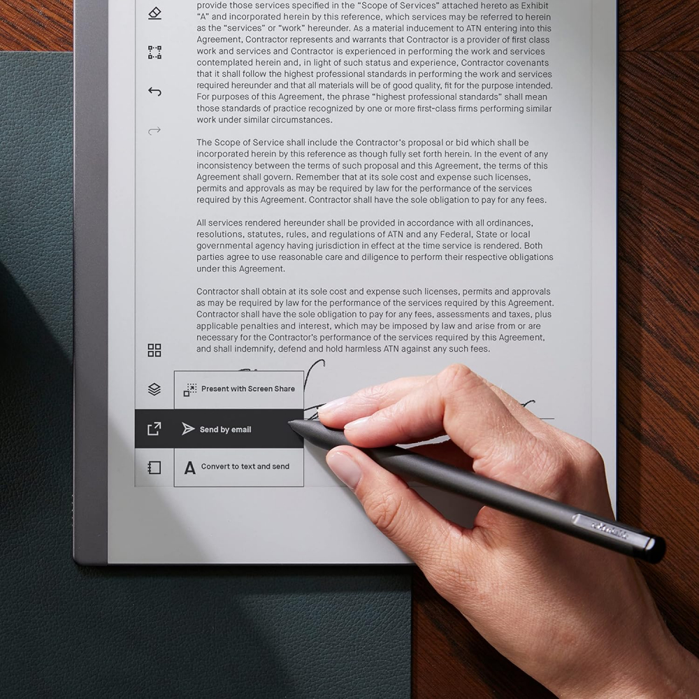 ePaper таблет reMarkable 2 с Marker Plus писалка и включени Marker tips, сребрист [9]