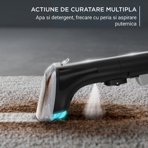 Перяща прахосмукачка Rowenta Clean IT IN5020F0, 750W, черна/зелена [3]