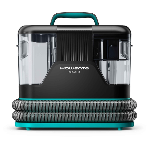 Перяща прахосмукачка Rowenta Clean IT IN5020F0, 750W, черна/зелена [2]