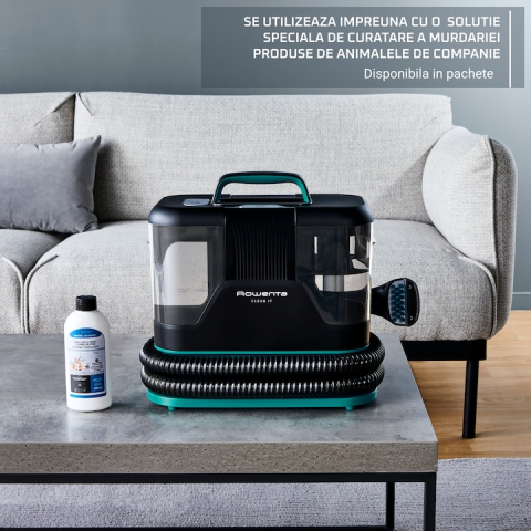 Перяща прахосмукачка Rowenta Clean IT IN5020F0, 750W, черна/зелена [6]