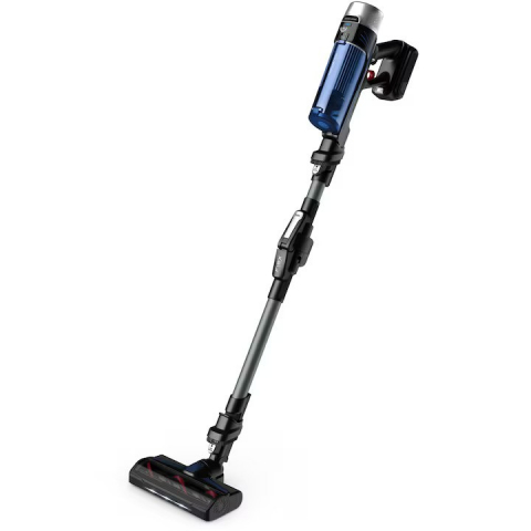 Безжична вертикална прахосмукачка Rowenta X-Force Flex 9.60 Aqua RH20C7WO с моп, сива/синя [1]
