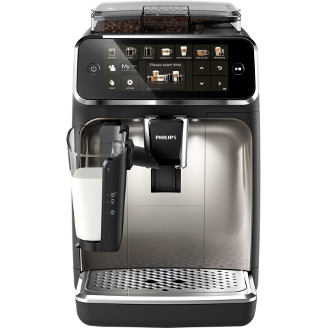 Автоматична кафе машина Philips EP5447/90 серия 5400 LatteGo, черна [2]