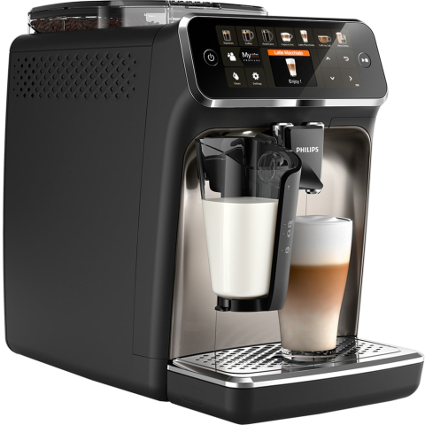 Автоматична кафе машина Philips EP5447/90 серия 5400 LatteGo, черна [3]