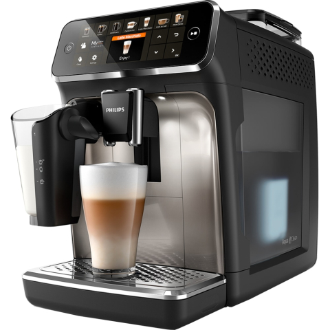 Автоматична кафе машина Philips EP5447/90 серия 5400 LatteGo, черна [4]