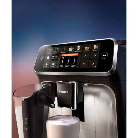 Автоматична кафе машина Philips EP5447/90 серия 5400 LatteGo, черна [8]