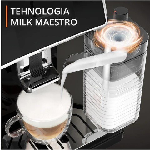 Автоматична кафе машина Krups Sensation Milk M50 EA912910, черна [7]