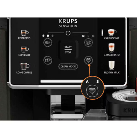 Автоматична кафе машина Krups Sensation Milk M50 EA912910, черна [4]