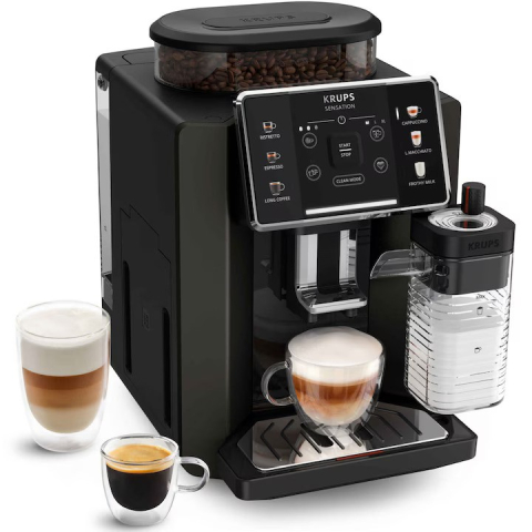 Автоматична кафе машина Krups Sensation Milk M50 EA912910, черна [1]