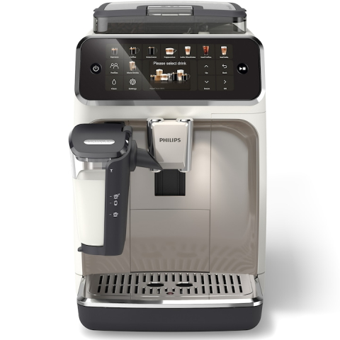 Автоматична кафе машина Philips EP5543/90 серия 5500, хромирано бяла