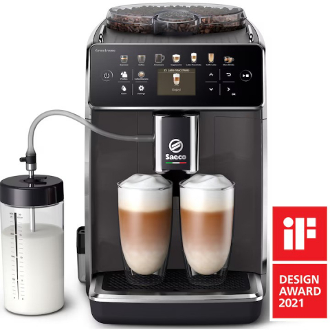 Автоматична кафе машина Saeco GranAroma SM6580/10, сива [1]