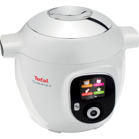 Интелигентен мултикукър с готвене под налягане Tefal Cook4Me CY851130, бял
