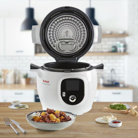 Интелигентен мултикукър с готвене под налягане Tefal Cook4Me CY851130, бял [5]