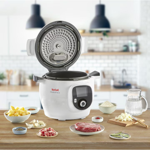 Интелигентен мултикукър с готвене под налягане Tefal Cook4Me CY851130, бял [6]