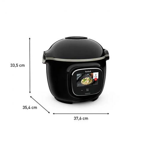 Интелигентен мултикукър с готвене под налягане Tefal Cook4Me Touch CY912831, черен [7]