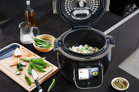 Интелигентен мултикукър с готвене под налягане Tefal Cook4Me Touch CY912831, черен [6]