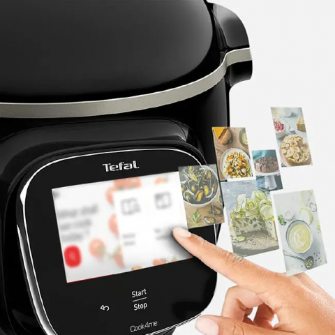 Интелигентен мултикукър с готвене под налягане Tefal Cook4Me Touch CY912831, черен [4]