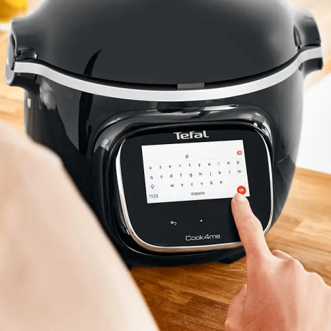 Интелигентен мултикукър с готвене под налягане Tefal Cook4Me Touch CY912831, черен [5]