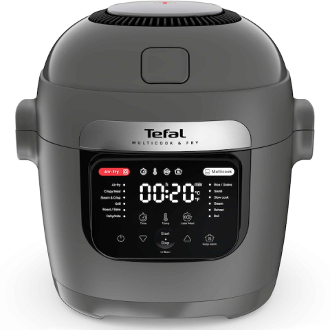 Multicooker inteligent Tefal Multicook & Fry MY731BF0, 1200W, gri