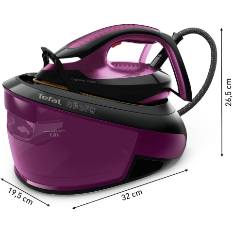 Парогенератор Tefal Express Vision SV8152E0, черен/лилав [4]