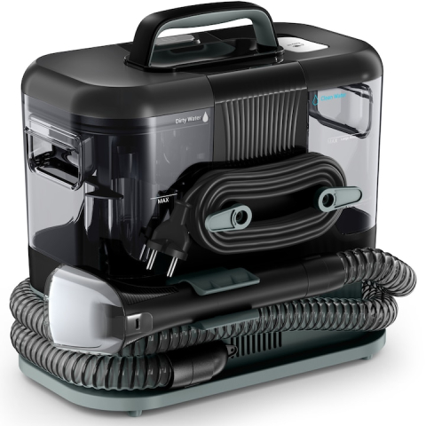Прахосмукачка за почистване на петна Rowenta Clean IT IN5021F0, черна/зелена [1]
