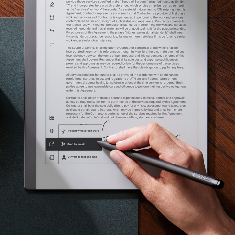 ePaper таблет reMarkable 2 с Marker Plus писалка и включени Marker tips, сребрист [8]