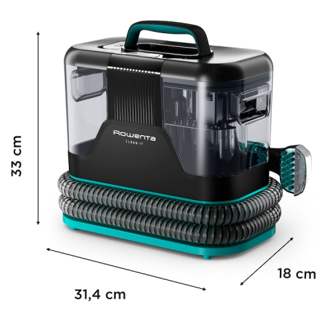 Rowenta Clean IT IN5020F0 kárpittisztító porszívó, 750W, fekete/zöld [3]