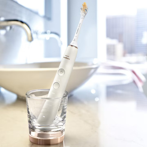 Philips Sonicare Diamond Clean 9000 HX9914/69 Fogkefe készlet, fehér/fekete/arany [7]