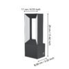 Aplică RIFORANO LED 2X5W IP44 98725 [2]