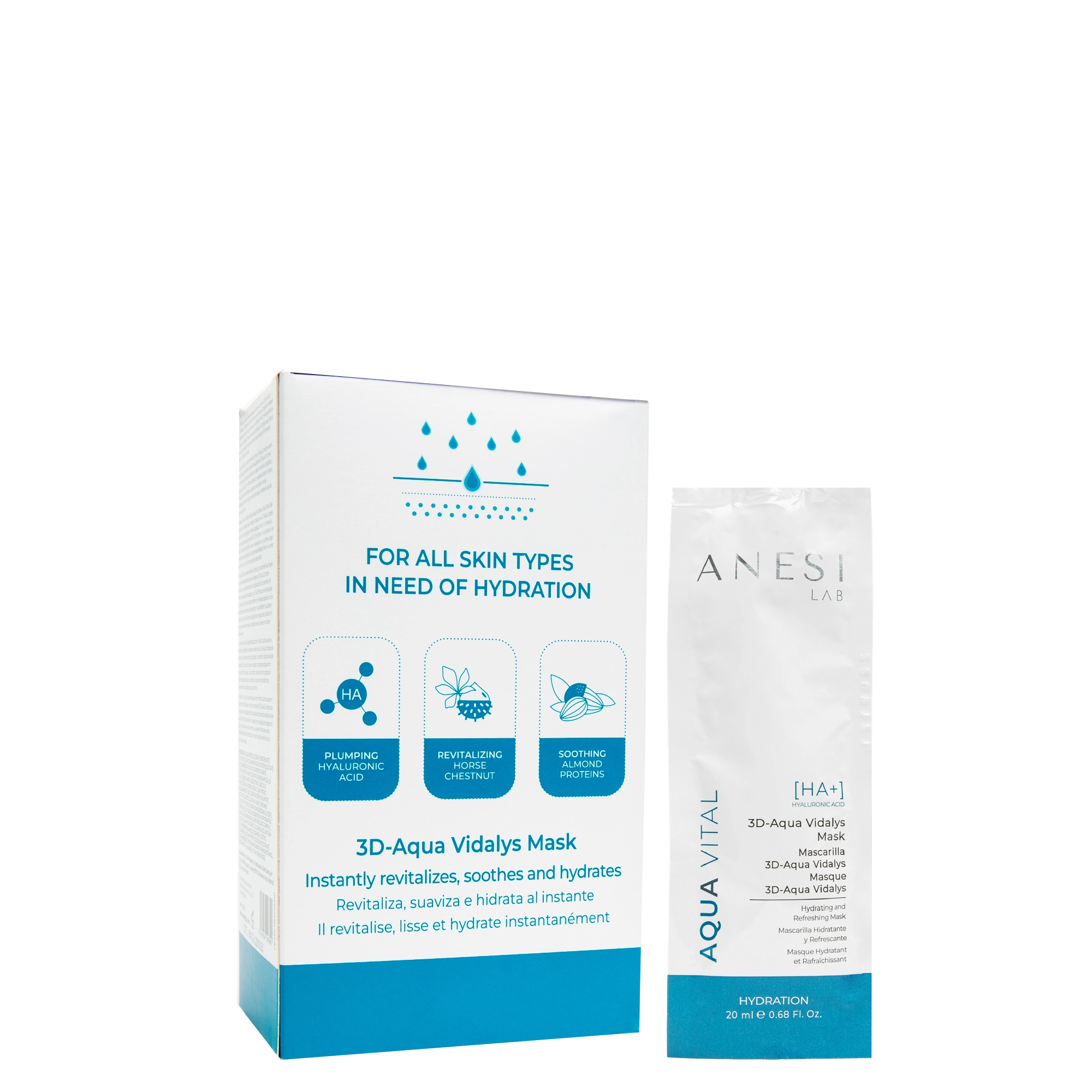 Ingrijirea tenului - Anesi Aqua Vital Vidalys Masca 10x20 ml