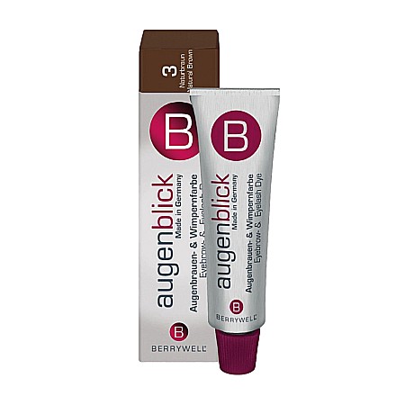 MAKE-UP - BERRYWELL Vopsea de lungă durată pentru gene si sprancene Maro 3 15 ml F20300
