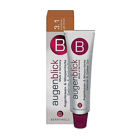 MAKE-UP - BERRYWELL Vopsea de lungă durată pentru gene si sprancene Nuanță Maro deschis 3.1 15 ml F20310