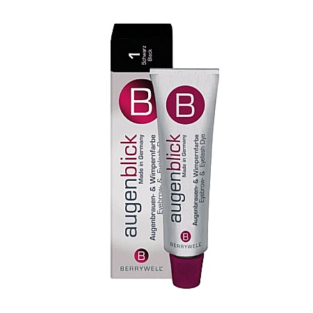 MAKE-UP - BERRYWELL Vopsea de lungă durată pentru gene si sprancene Negru 1 15 ml F20100