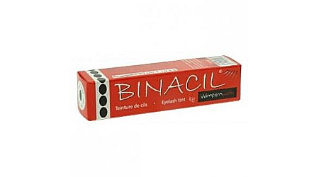 MAKE-UP - BINACIL Vopsea permanenta pentru sprancene si gene - negru 15 ml