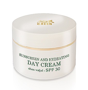 Ingrijirea tenului - GOLDEN GREEN NATURE Cremă de zi cu protecție solară cu unt de shea SPF30