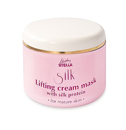 Masti cosmetice - LADY STELLA Silk masca faciala de umplere cu extract de proteine ​​de mătase pentru ten matur 200 ml produs profesional