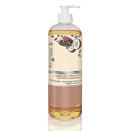 Fermitate  si tonifiere corp - Lady STELLA Spa Spirit Wellness Ulei de masaj intensiv pentru îngrijirea pielii cu Ciocolată, Nucă de Cocos 1000 ml