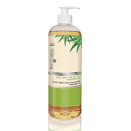 Fermitate  si tonifiere corp - Lady STELLA Spa Spirit Wellness Ulei de masaj regenerant de Aloe Vera 1000 ml