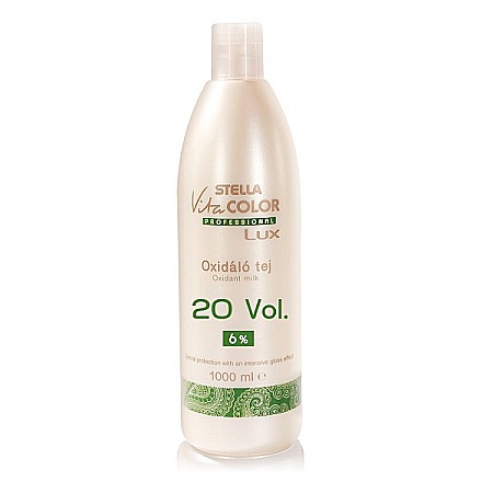 Vopsea de par - Vitacolor Lux Stella - Lapte oxidant 6% cu parfum de migdale 1000 ml
