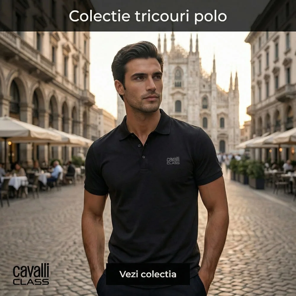 Tricouri polo barbati Cavalli Class