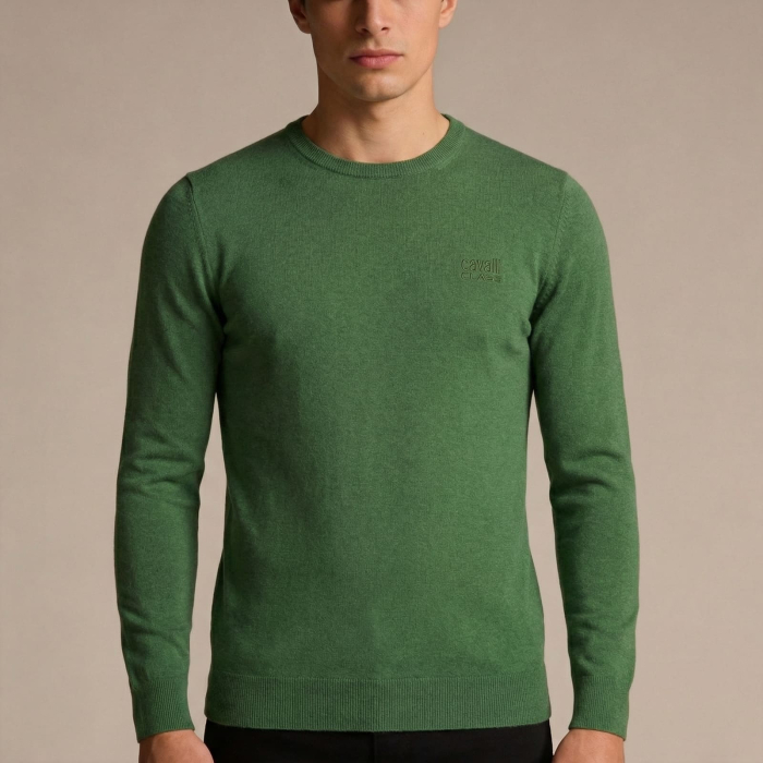 Pulover barbati Cavalli Class verde model CA-33474 [2]