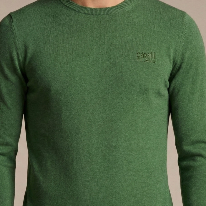 Pulover barbati Cavalli Class verde model CA-33474 [3]