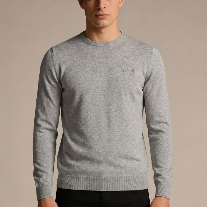 Pulover barbati Cavalli Class gri model CA-33475 [2]