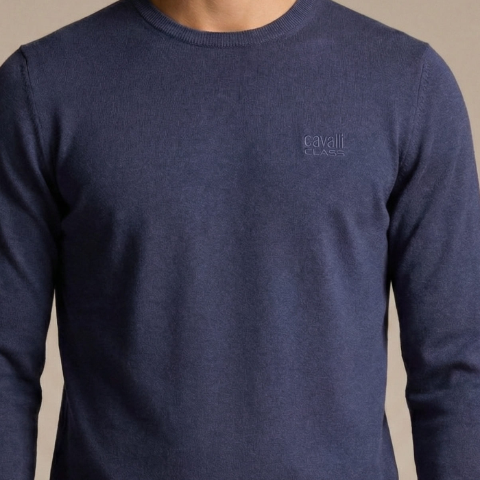 Pulover barbati Cavalli Class albastru model CA-33477 [3]
