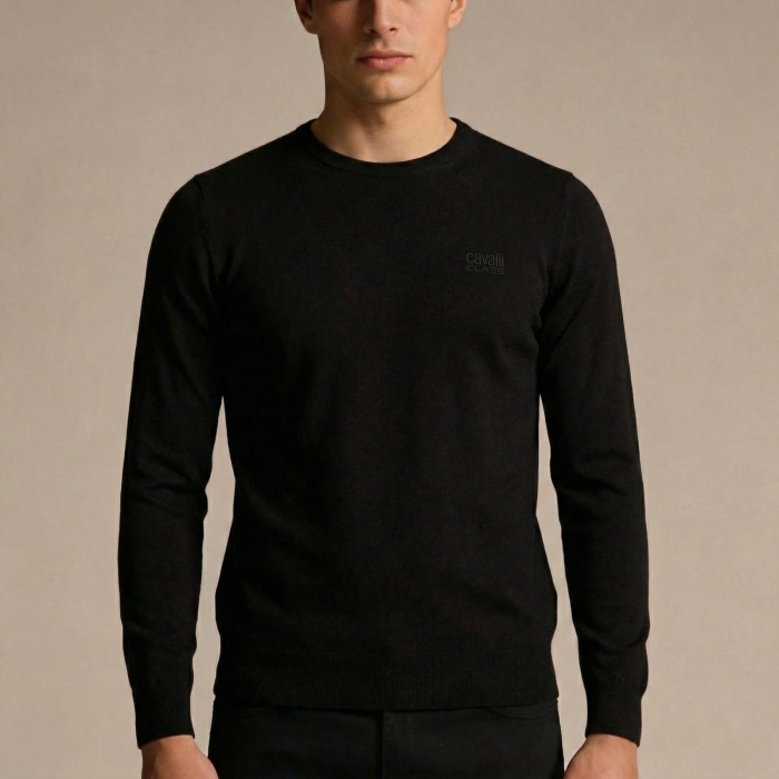 Pulover barbati Cavalli Class negru model CA-33479 [2]