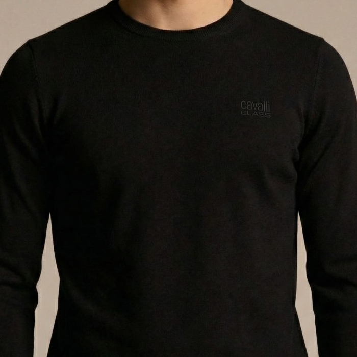 Pulover barbati Cavalli Class negru model CA-33479 [3]