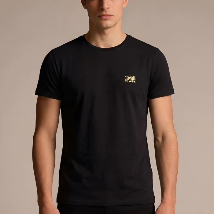 Tricou barbati Cavalli Class negru model CA-23753 [2]